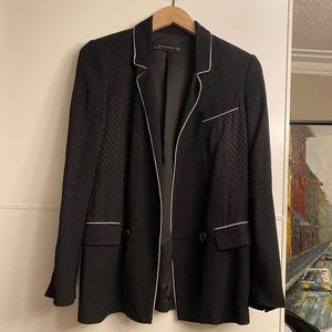 Zara satin blazer. Last day to buy